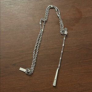 The Limited Silver Tone Multi-Chain Pendant Necklace